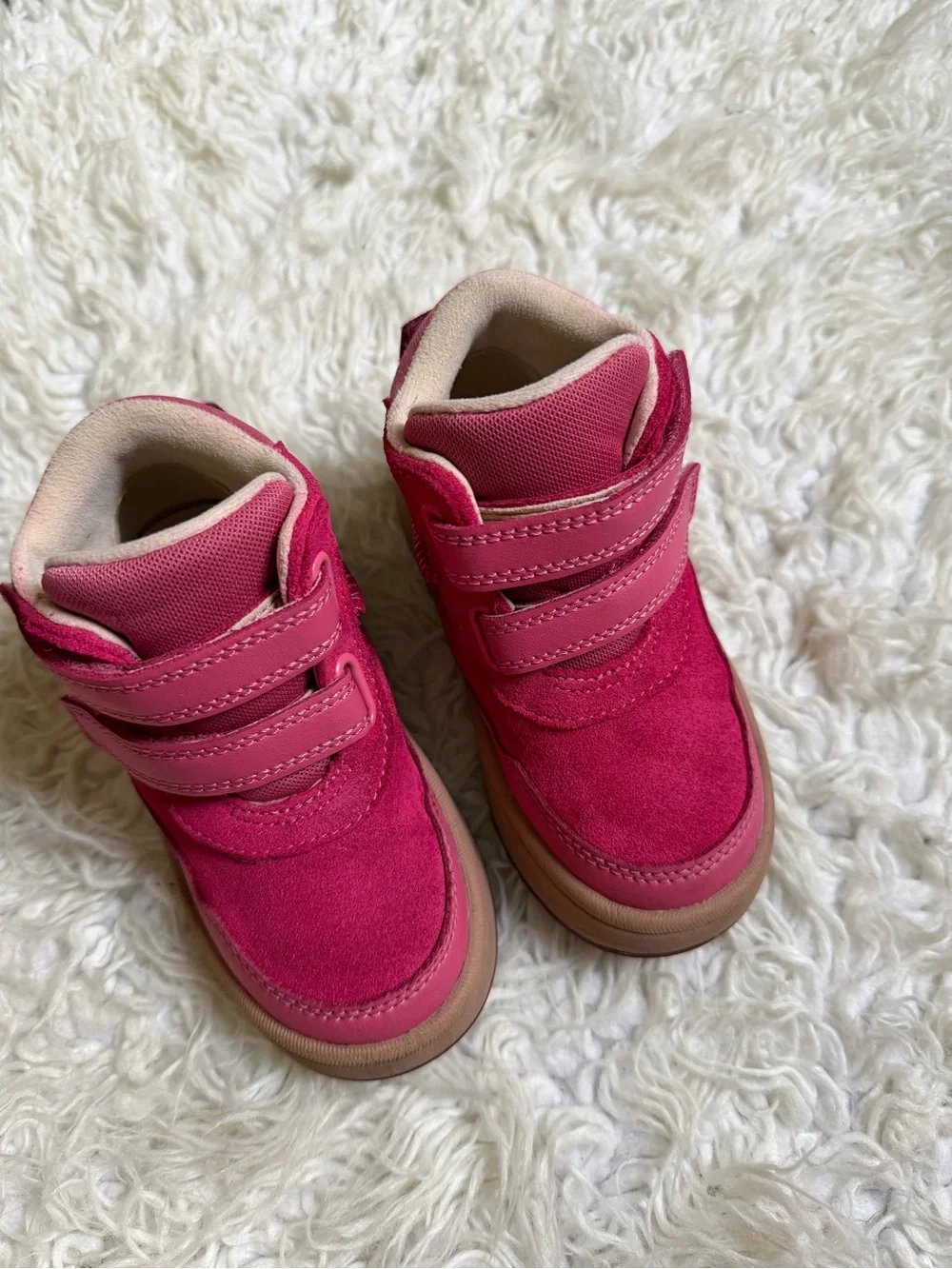 Kids Pink Ugg High-Top Boots